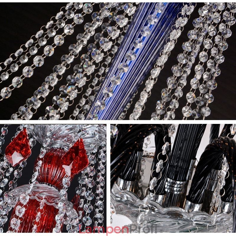 Europäischer Kristall-Kronleuchter, elegante Pendelleuchte