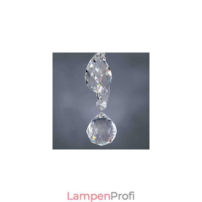Eleganter Kristall-Kronleuchter mit 6 Lichtern