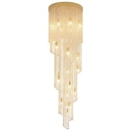 Moderne Kristall Kronleuchter Luxus Treppe Kristall Deckenleuchte Mit 19 Lichter