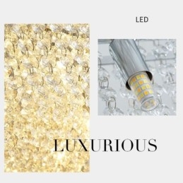 Moderne Kristall Kronleuchter Europäischen Luxus Dekorative Decke Lampe Mit 12 Lichter