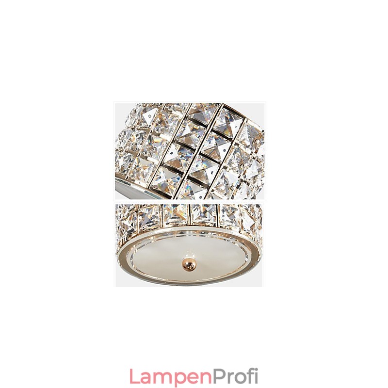 Single 3 Light Crystal Pendant Light Droplight