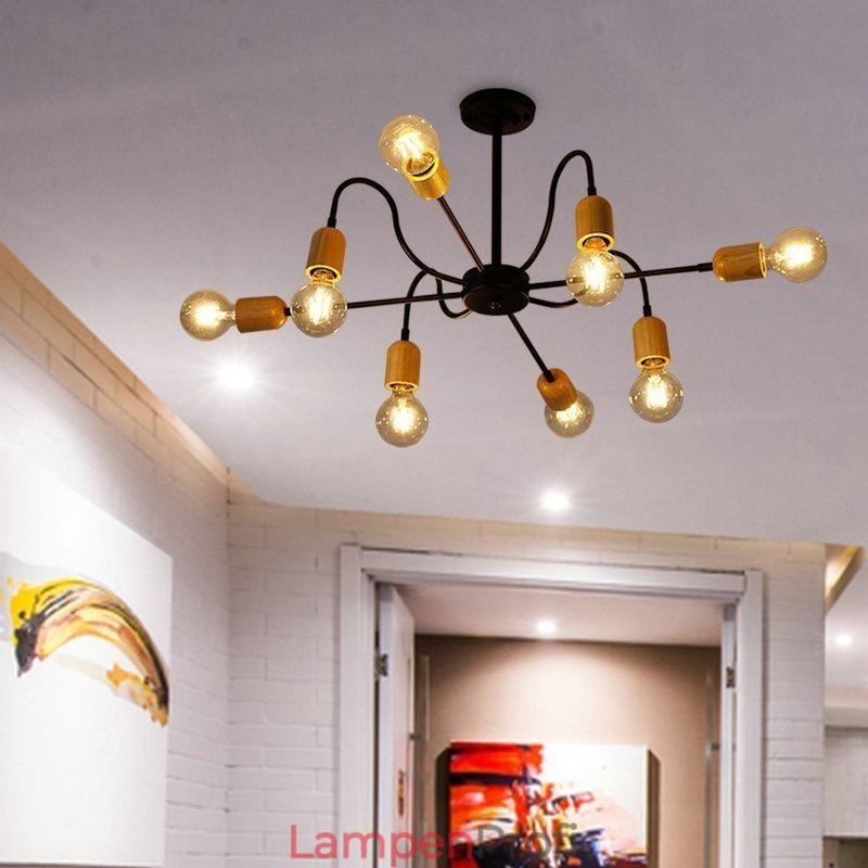 Zeitgenössische kreative Eisen Pendelleuchte Spider Kronleuchter