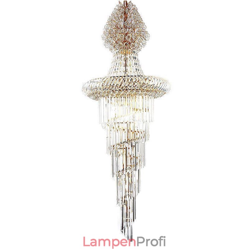 Luxus Kristall Kronleuchter Modernen Europäischen Anmutigen Lange Anhänger