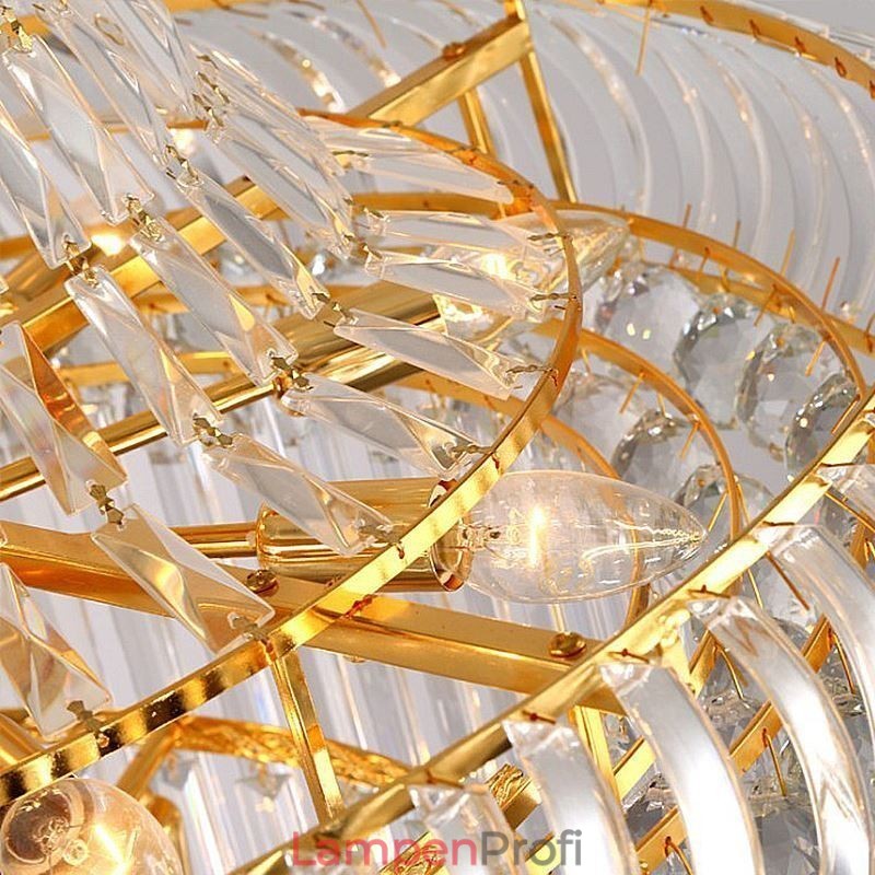 Luxus Kristall Kronleuchter Modernen Europäischen Anmutigen Lange Anhänger