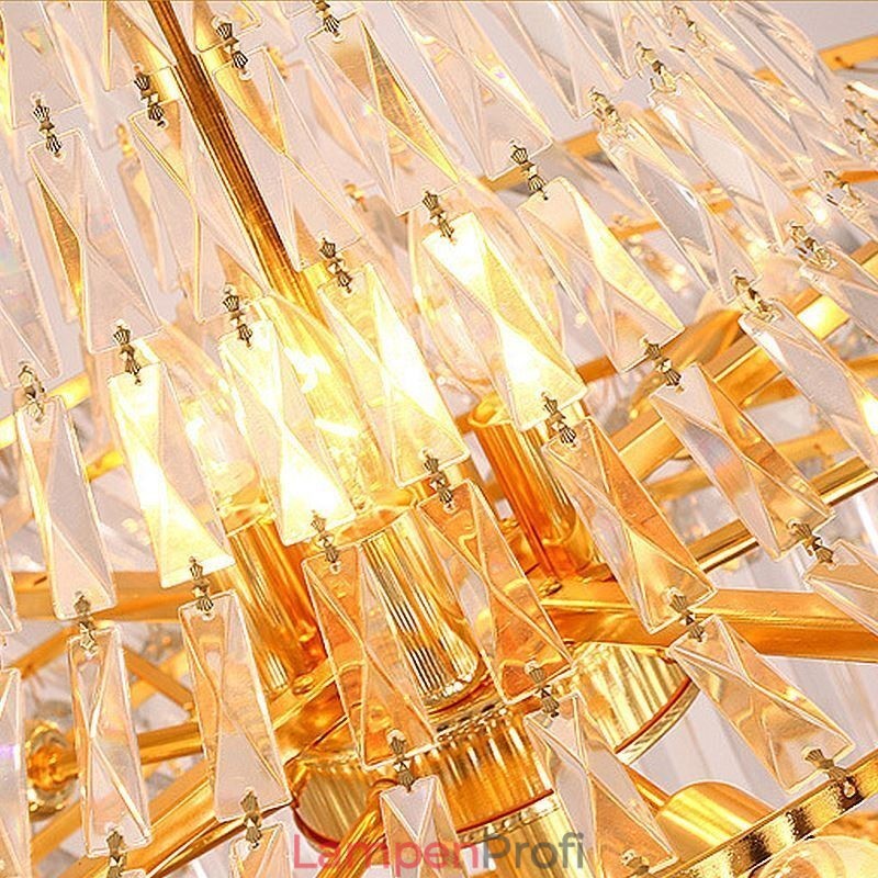 Luxus Kristall Kronleuchter Modernen Europäischen Anmutigen Lange Anhänger