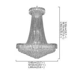 Elegante Kristall Kronleuchter Europäischen Pendelleuchte Lange Hängenden Kronleuchter Duplex Treppe