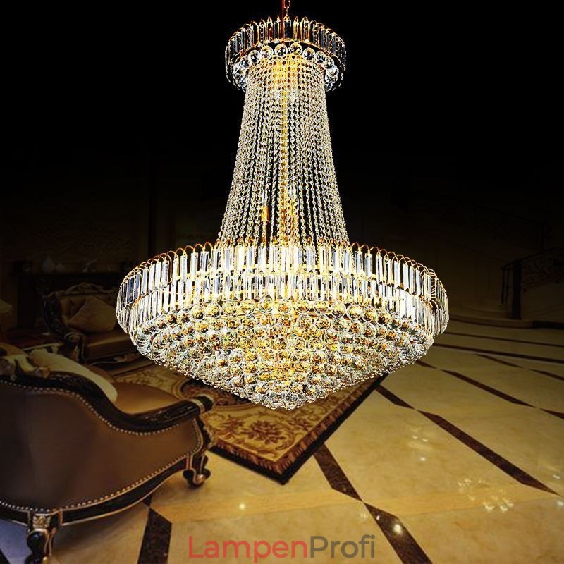 Elegante Kristall Kronleuchter Europäischen Pendelleuchte Lange Hängenden Kronleuchter Duplex Treppe