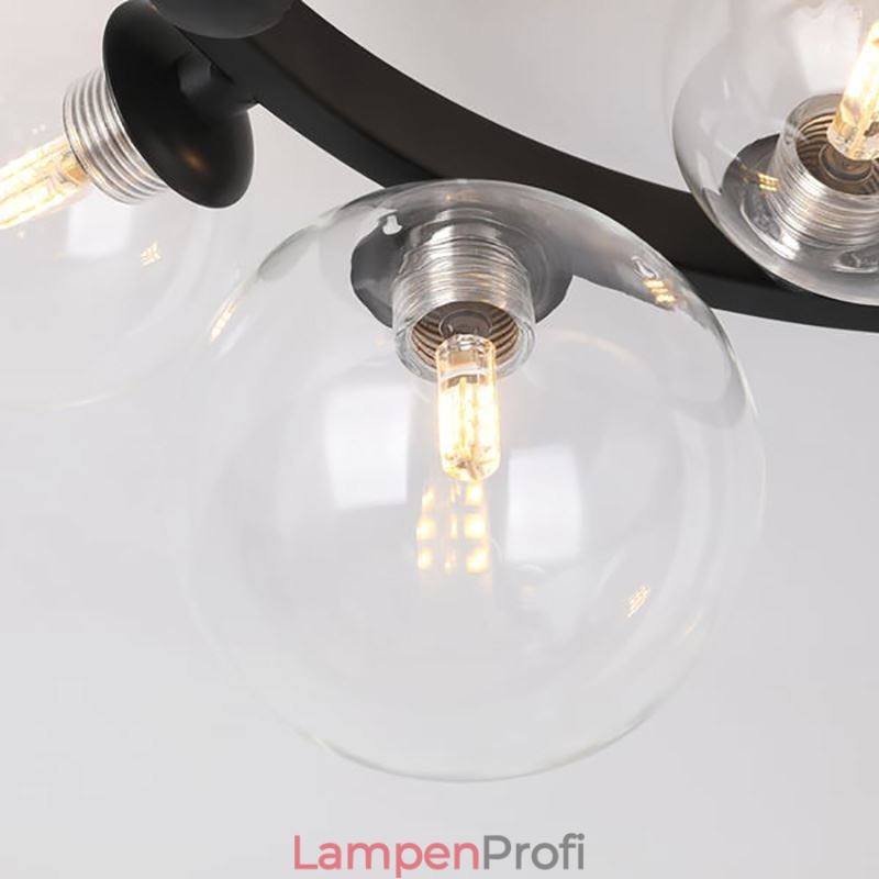 Unterputz-Deckenleuchte, modern, minimalistisch, dekorativ, aus Glas