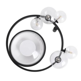 Unterputz-Deckenleuchte, modern, minimalistisch, dekorativ, aus Glas