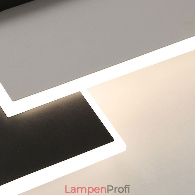 Minimalistische quadratische Deckenleuchte aus Acryl