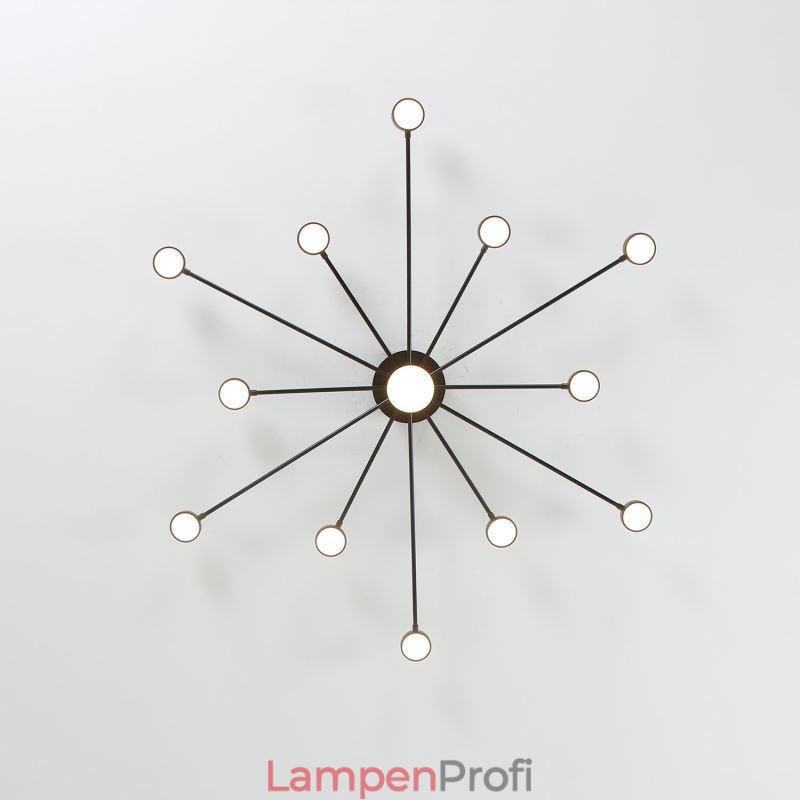 Unterputz-Deckenleuchte, modern, minimalistisch, Acryl-Lichtschirm