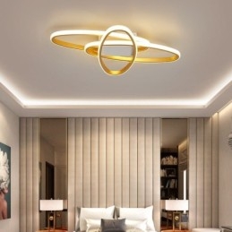 Minimalistische Deckenleuchte mit Planeten-Surround-Design