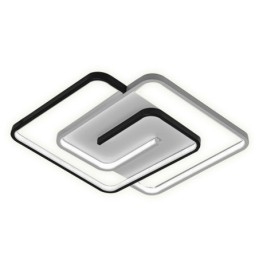 Quadratische Deckenleuchte mit Acryl-Ummantelung