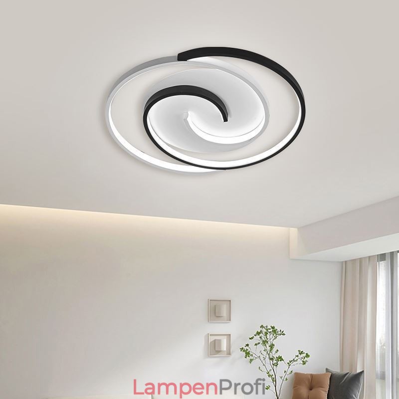 Runde Deckenleuchte mit Acryl-Ummantelung