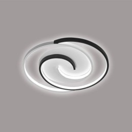 Runde Deckenleuchte mit Acryl-Ummantelung