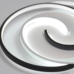 Runde Deckenleuchte mit Acryl-Ummantelung