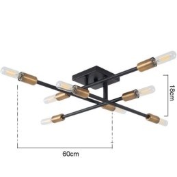 Dekorative Deckenleuchte im Country-Retro-Stil im amerikanischen Industriestil