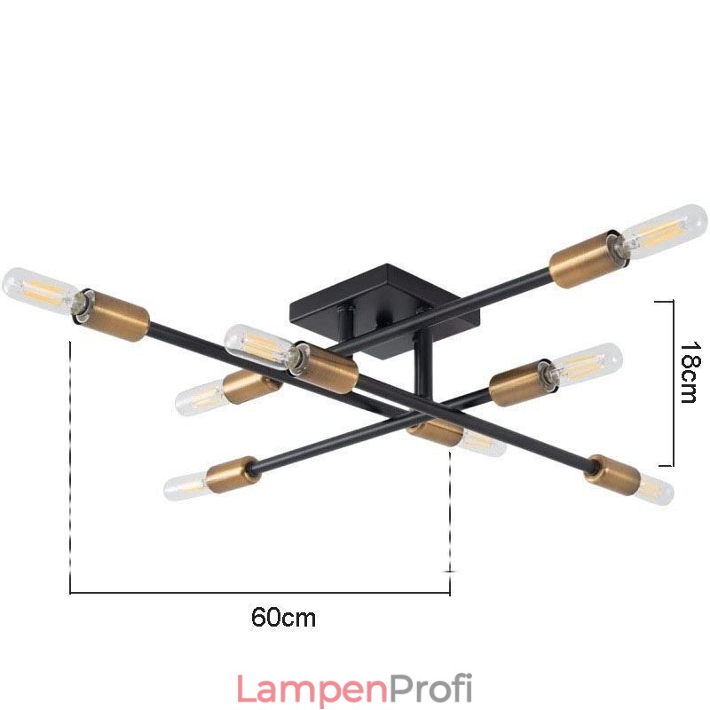 Dekorative Deckenleuchte im Country-Retro-Stil im amerikanischen Industriestil