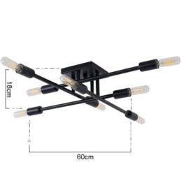 Dekorative Deckenleuchte im Country-Retro-Stil im amerikanischen Industriestil