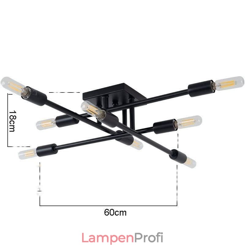 Dekorative Deckenleuchte im Country-Retro-Stil im amerikanischen Industriestil