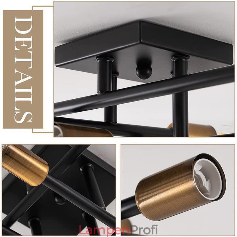 Dekorative Deckenleuchte im Country-Retro-Stil im amerikanischen Industriestil