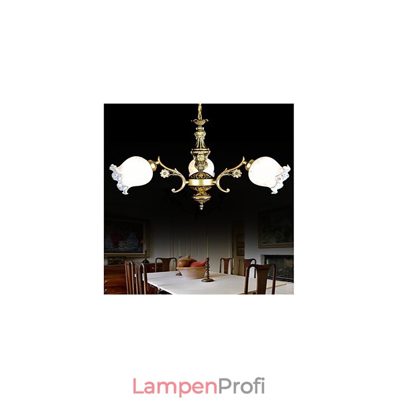 Bronze Kronleuchter Drei Lichter Europäischen Retro Klassische