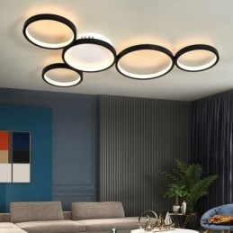 Moderne Deckenleuchte aus Aluminium im Kunststil