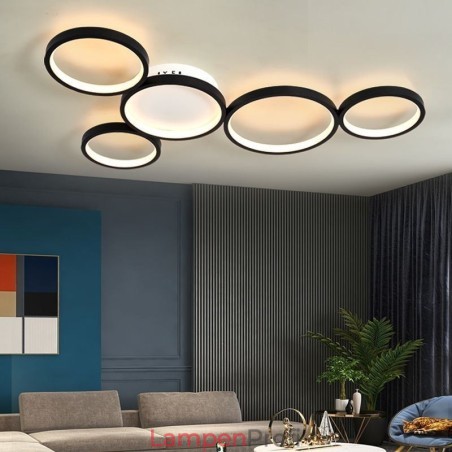 Moderne Deckenleuchte aus Aluminium im Kunststil