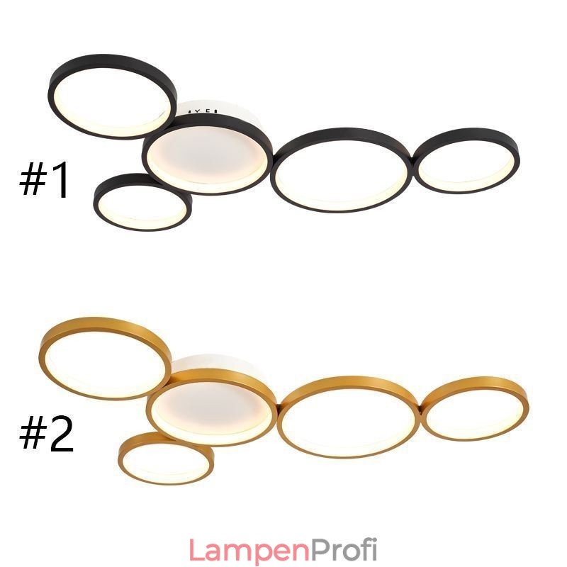 Moderne Deckenleuchte aus Aluminium im Kunststil