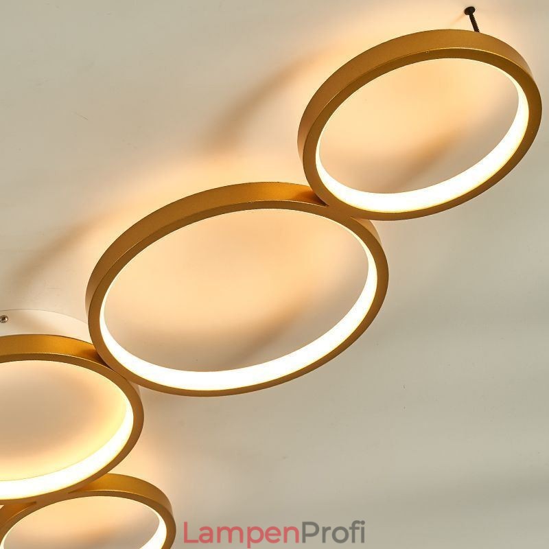 Moderne Deckenleuchte aus Aluminium im Kunststil