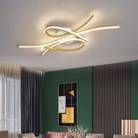 Minimalistische Deckenleuchte mit Schmetterlingsmotiv aus Aluminium Minimalistische Deckenleuchte mit Schmetterlingsmotiv aus Aluminium