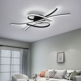 Minimalistische Deckenleuchte mit Schmetterlingsmotiv aus Aluminium