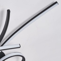 Minimalistische Deckenleuchte mit Schmetterlingsmotiv aus Aluminium