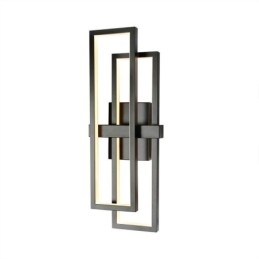 Minimalistische, flächenbündige Deckenleuchte aus Aluminium im geometrischen Stil