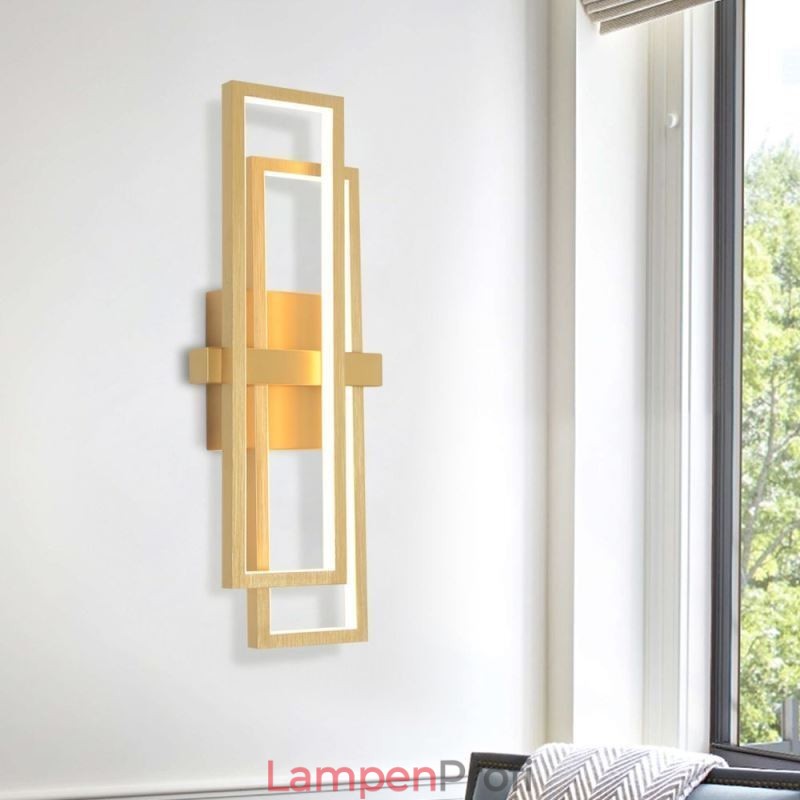 Minimalistische, flächenbündige Deckenleuchte aus Aluminium im geometrischen Stil