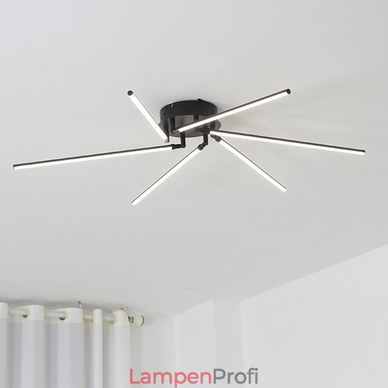 Kreative Deckenleuchte mit Windmühlenmotiv aus Aluminium