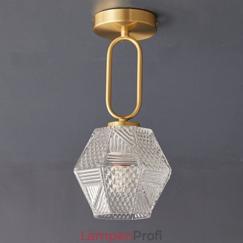 Moderne Deckenleuchte aus Glas für Zuhause, kreative Deckenbeleuchtung