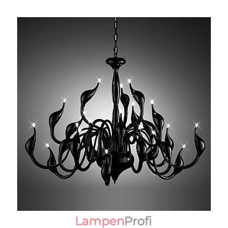 Moderne Kronleuchter Licht 24 Lichter G4 Schwarz Malerei Moderne Kronleuchter Licht 24 Lichter G4 Schwarz Malerei