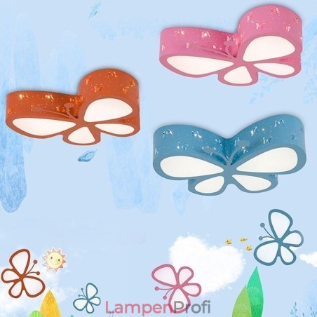 Butterfly Unterputz-Deckenleuchte aus Metall, modern Butterfly Unterputz-Deckenleuchte aus Metall, modern