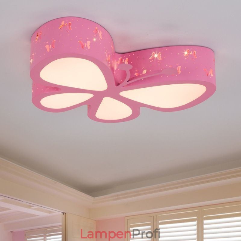 Butterfly Unterputz-Deckenleuchte aus Metall, modern