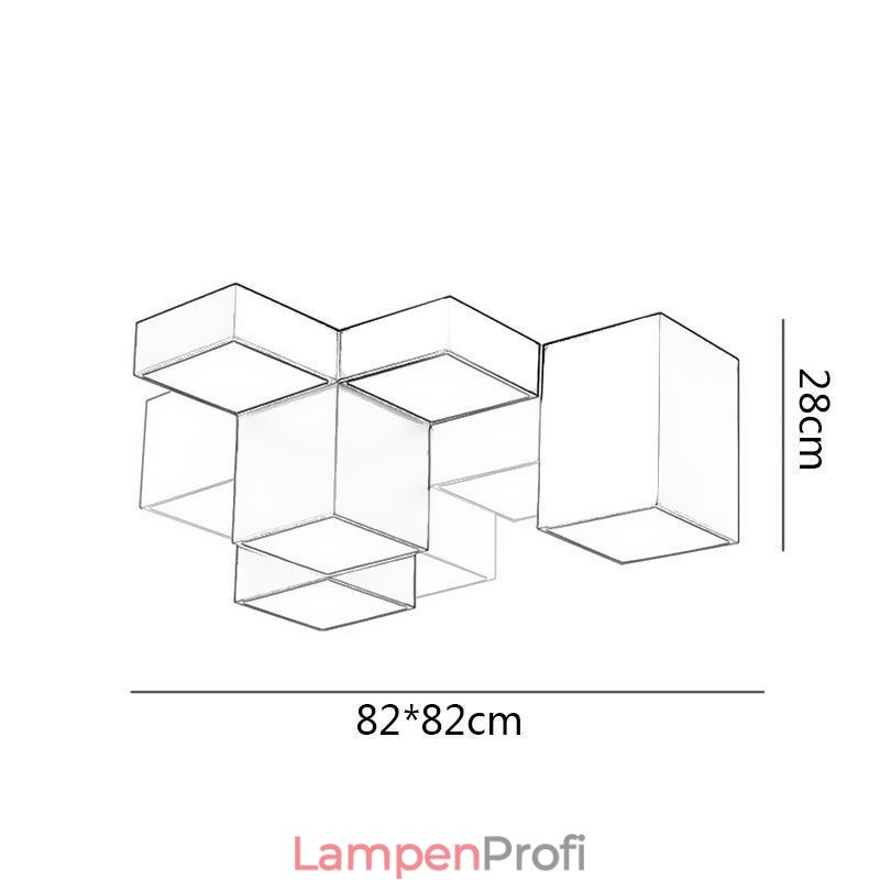 Moderne Deckenleuchte Cube Deckenlampe