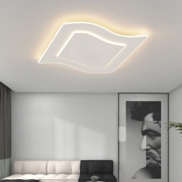 Moderne Deckenleuchte Quadratische Deckenlampe aus Acryl
