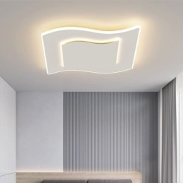 Moderne Deckenleuchte Quadratische Deckenlampe aus Acryl