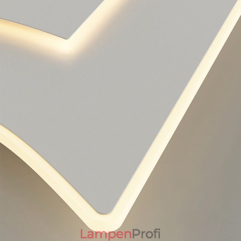 Moderne Deckenleuchte Quadratische Deckenlampe aus Acryl