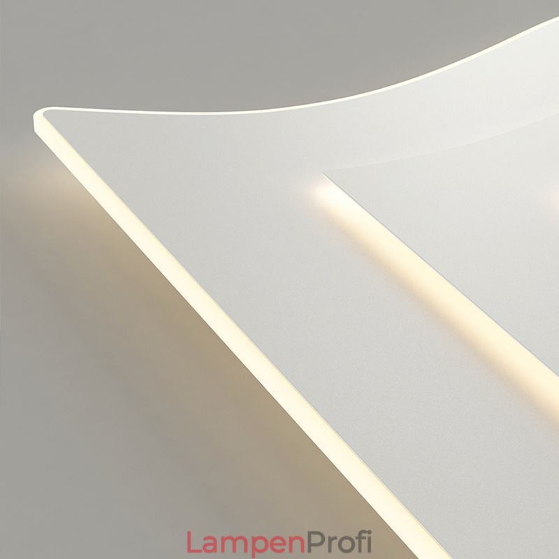 Moderne Deckenleuchte Quadratische Deckenlampe aus Acryl