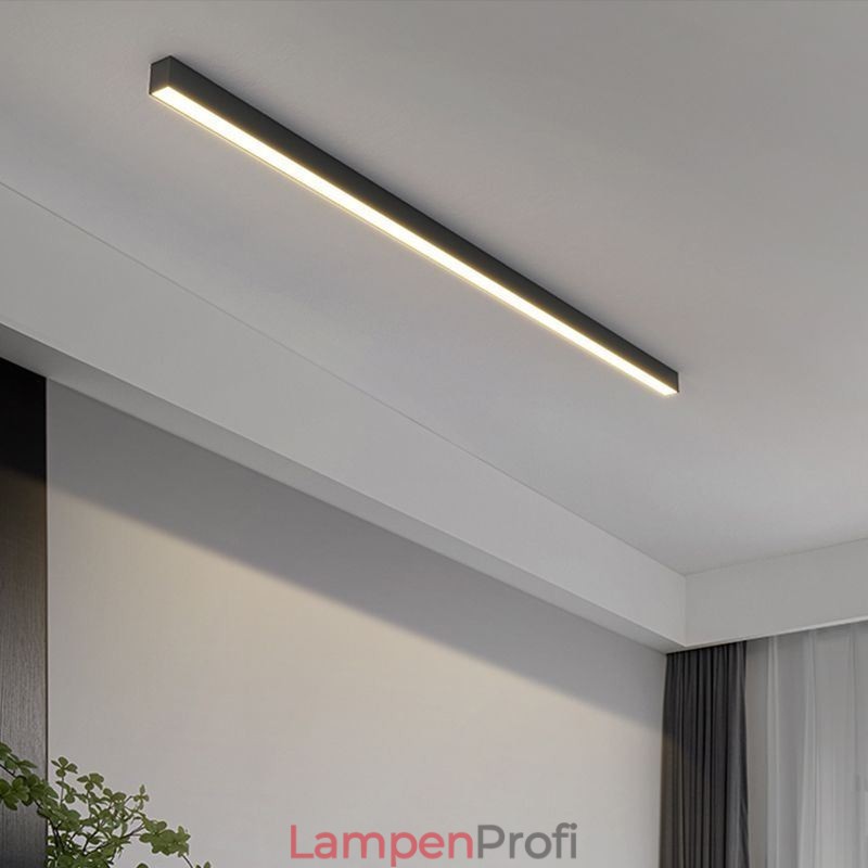 Moderne Deckenleuchte mit langem Streifen, oberflächenmontierte Deckenleuchte