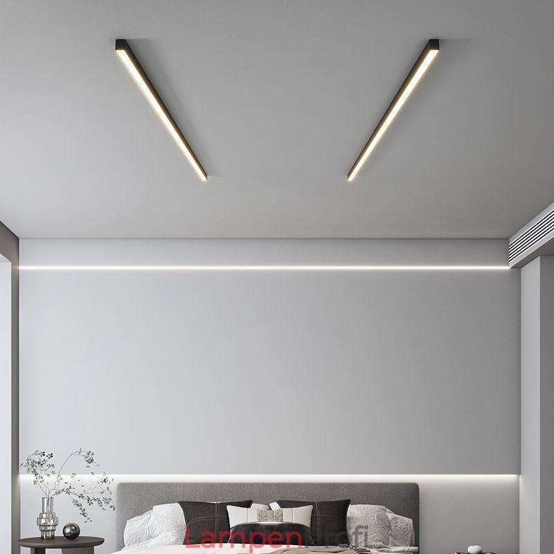 Moderne Deckenleuchte mit langem Streifen, oberflächenmontierte Deckenleuchte