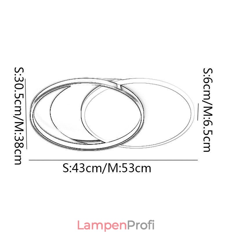 Kreative Deckenleuchte Runde Kreis Deckenlampe