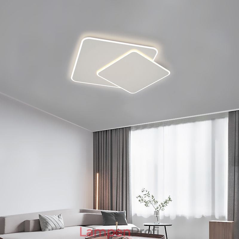 Moderne, geometrische, quadratische Deckenleuchte