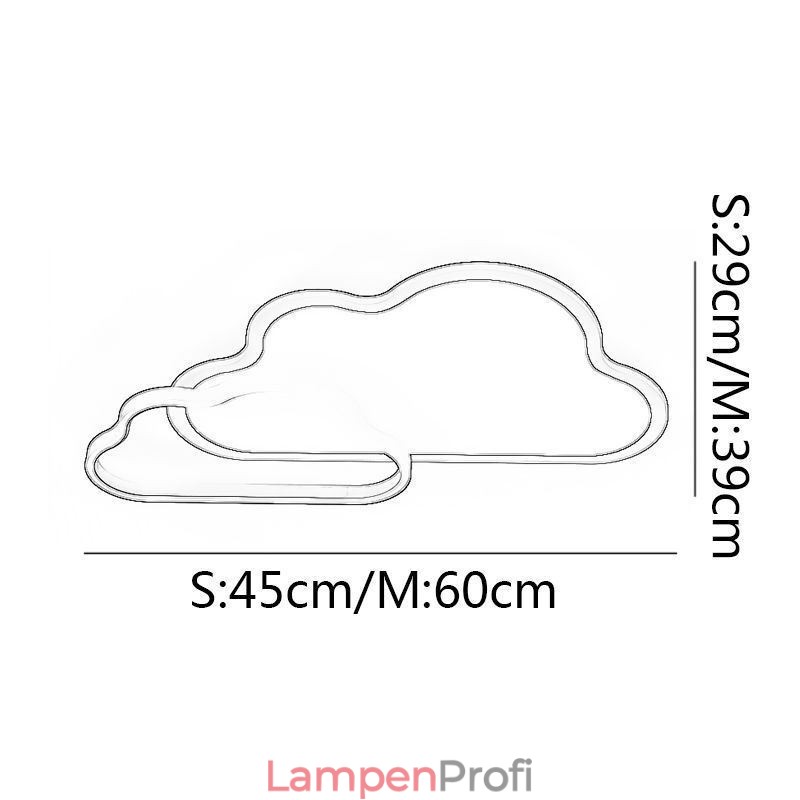 Moderne Deckenleuchte Kreative Wolkendekoration Licht